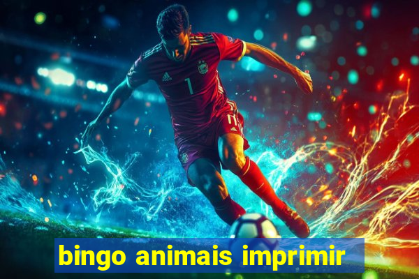 bingo animais imprimir